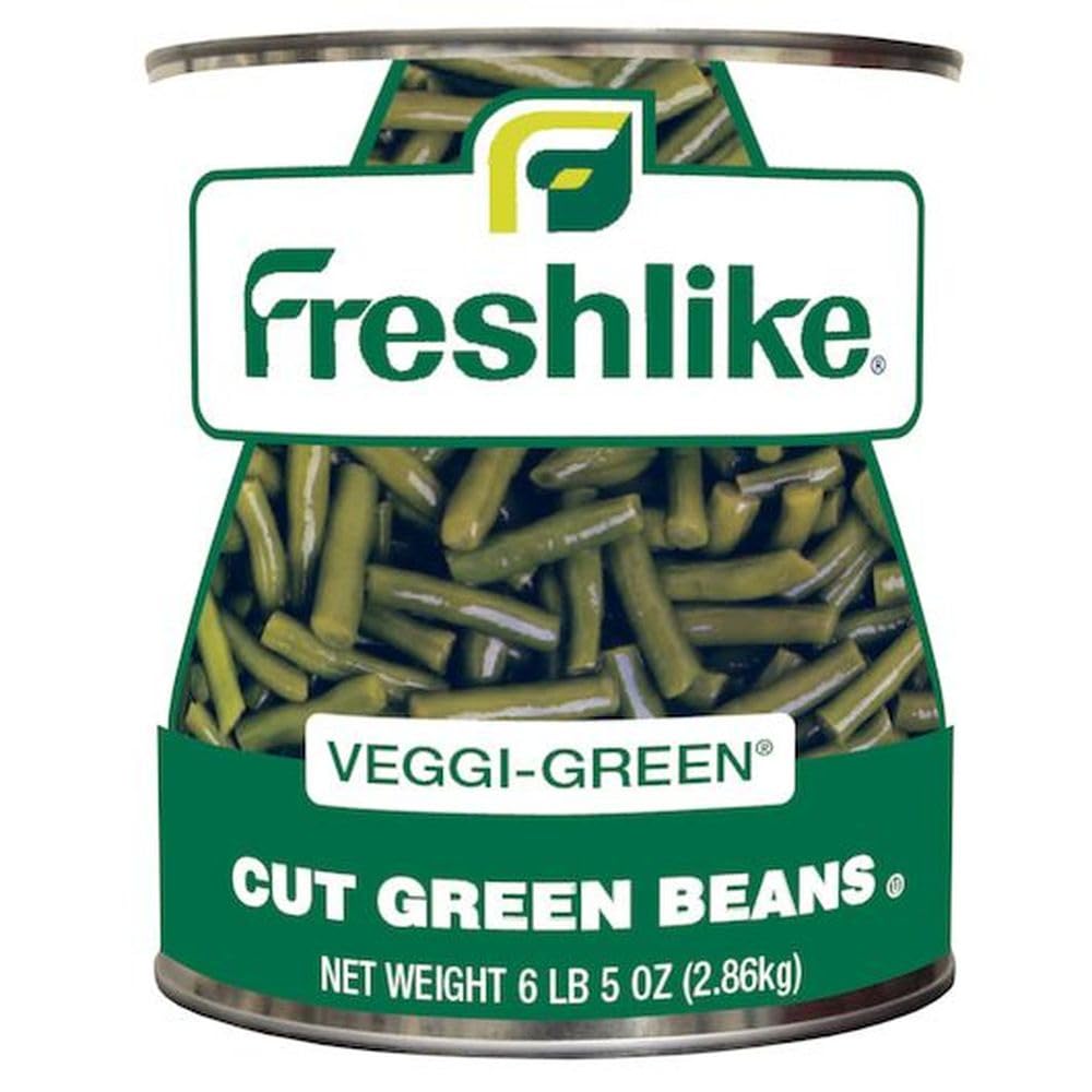 Freshlike Veggie Green Cut Beans - no. 10 can by Seneca Foods Corporation – 6.31 Pound (Pack of 6), Pack of 6, Model 3745