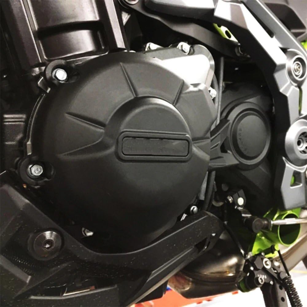 Protezione del Motore Custodia Protettiva per Il Coperchio del Motore delle Motociclette per Kawasaki Z900 2017-2024 Z900SE 2022 2023 2024(Un Set (3 Pezzi))