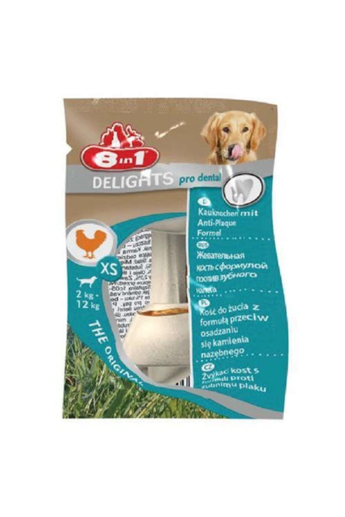 8in1 Delight Xs Pro Dental Köpek Ödül Kemik 30'lu Paket