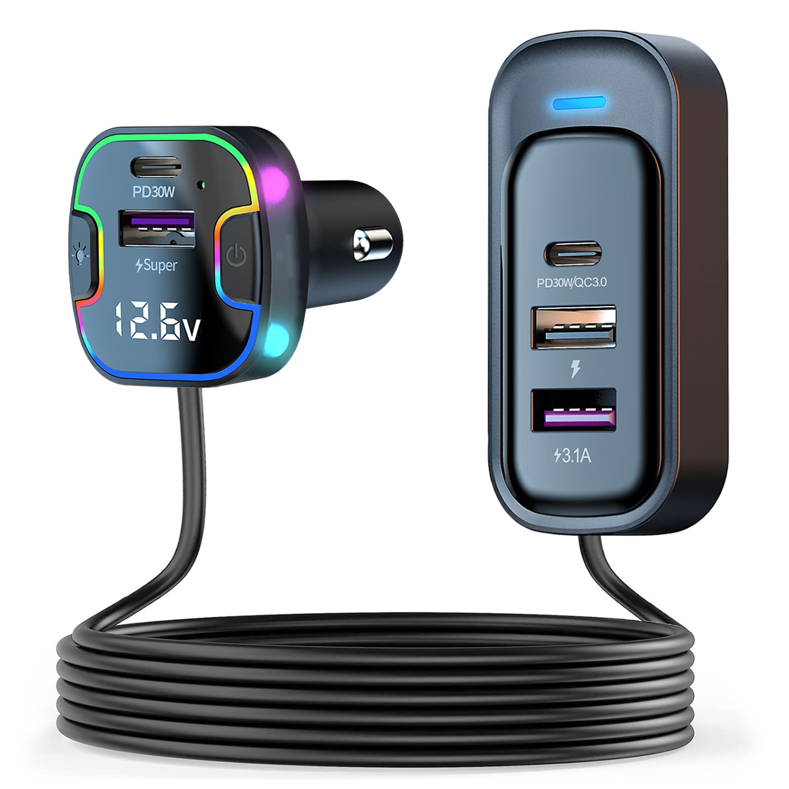 ELECHOI 5-Port Car Charger