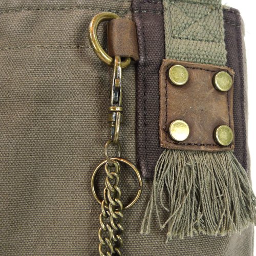 Chala Patch Cross-Body Women Handbag Olive (Mini Black Cat)4