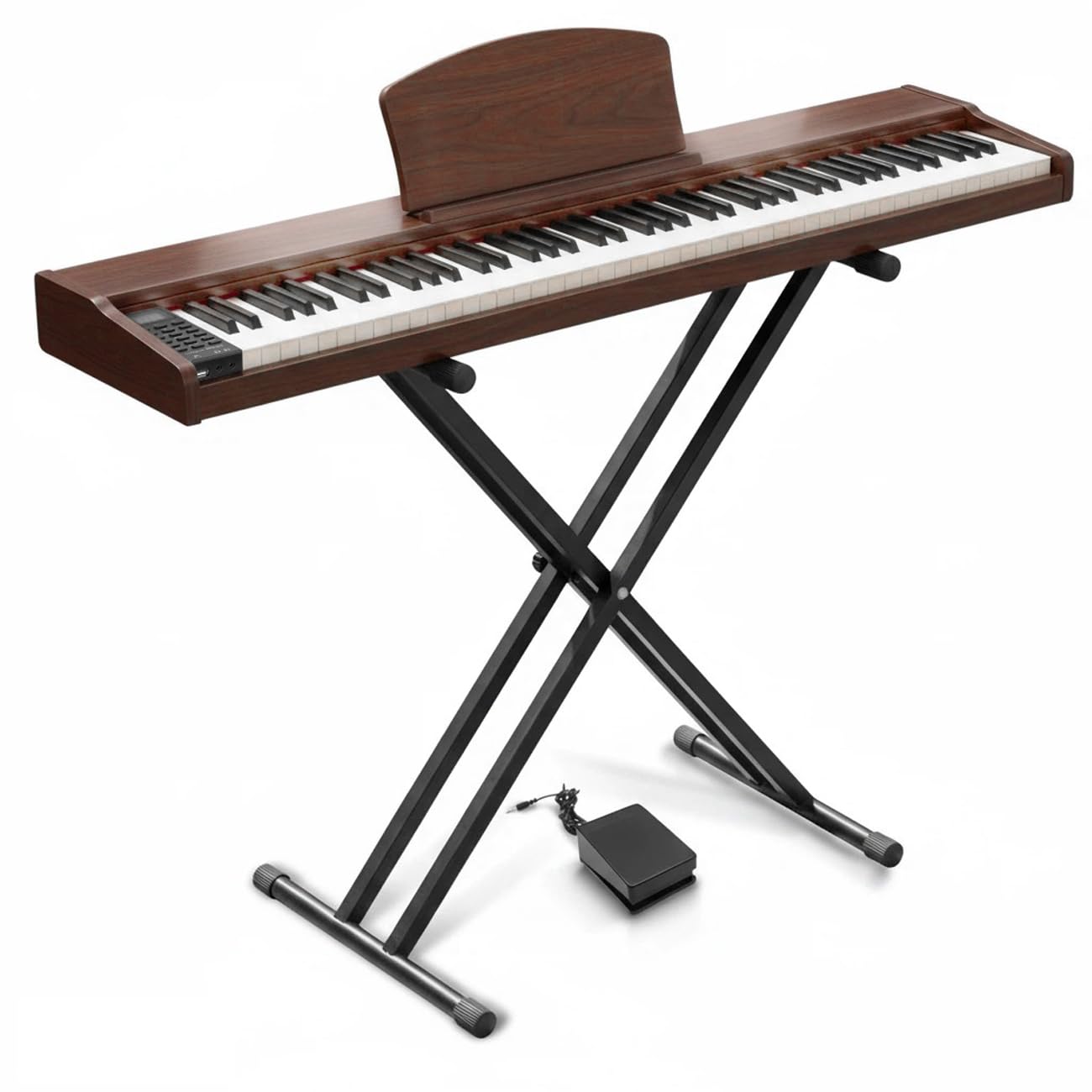 【美品】Longeye 電子ピアノ MOLD2 スタンド付き 88鍵盤送料込み。 Amazon.com: Longeye Piano Keyboard 88 Keys Wooden Electric Piano