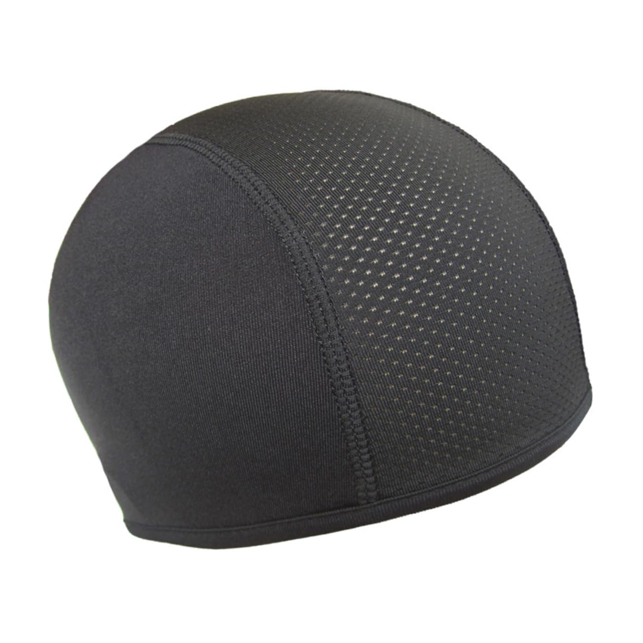 PACKOVE 2pcs Cycling Skull Cap Helmet Men's Cooling Hat Liner Breathable Skull Cap for Outdoor Activities and Sports Black