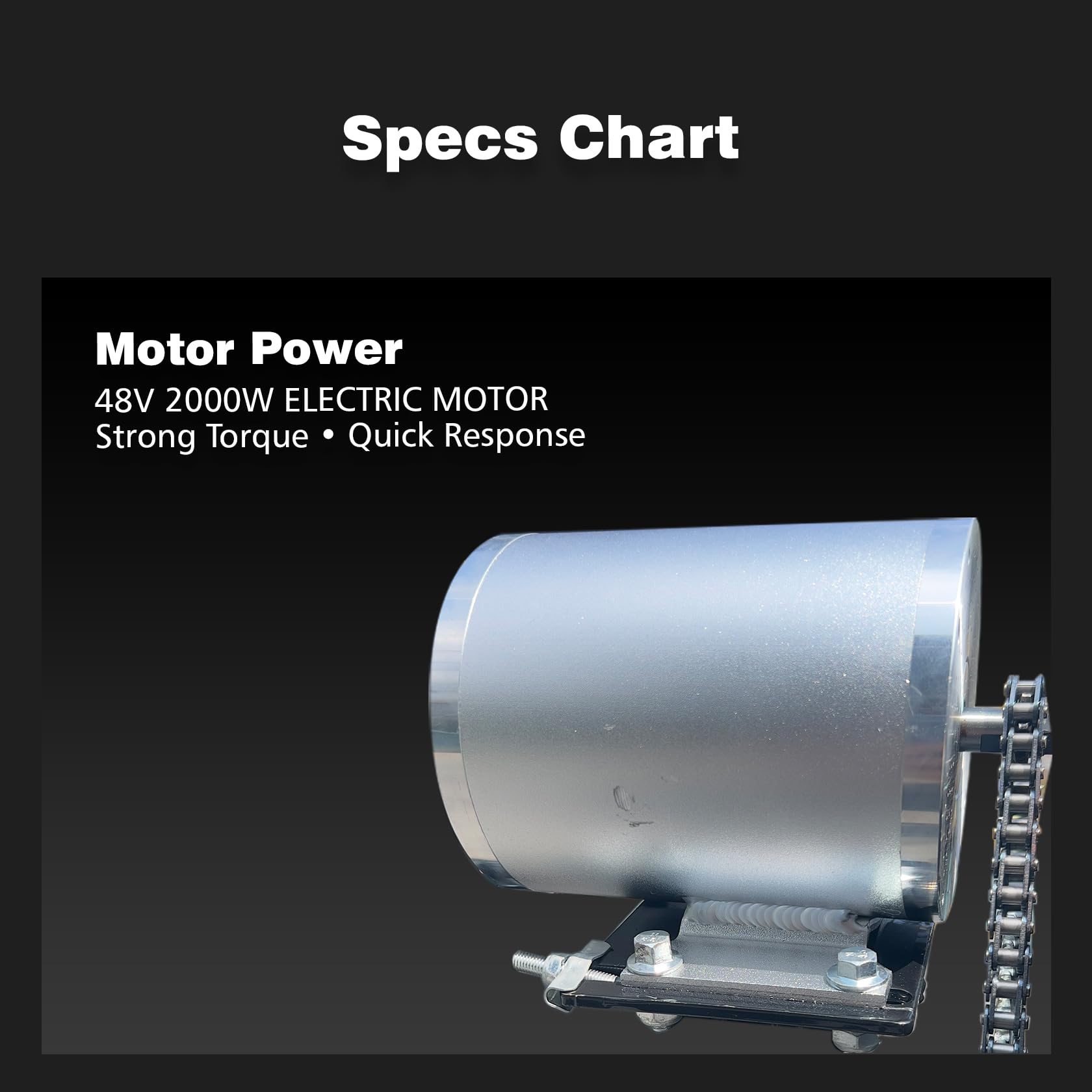 Zyliathor Electric Go Kart Adults/Kids - 48V 2000W Motor 12-31MPH, 6'' All-Terrain Tires, 10.4Ah(12+Mi), 440lbs Capacity, 3-Speed Modes LED Lights & Charger (Red)