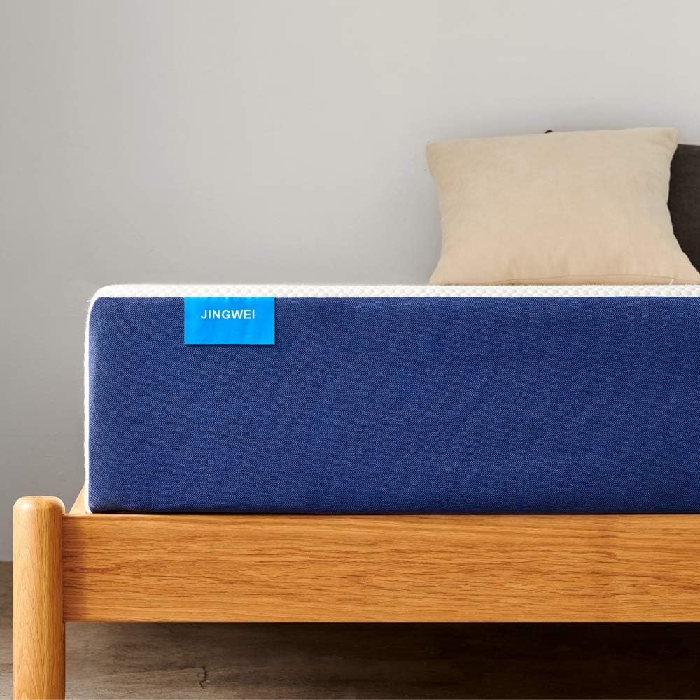 JINGWEI Full Mattress, 12 inch Gel Infused Memory Foam Mattress in a Box, Premium Bed Mattress with Breathable Soft Cover - Medium Firm Feel-Ventilated Design for Sleep Supportive & Pressure Relief