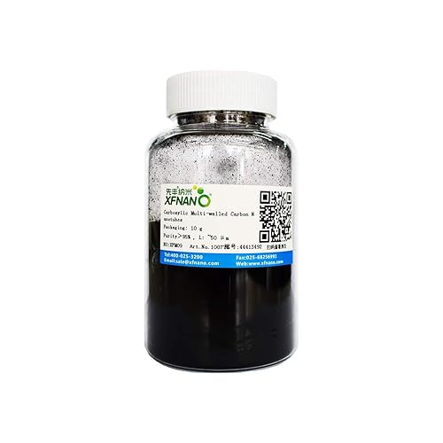 Polvo mural multi MWCNTs-COOH de los nanotubos del carbono de la carboxilación del grado de la investigación con el diámetro exterior 8-15nm Pureza