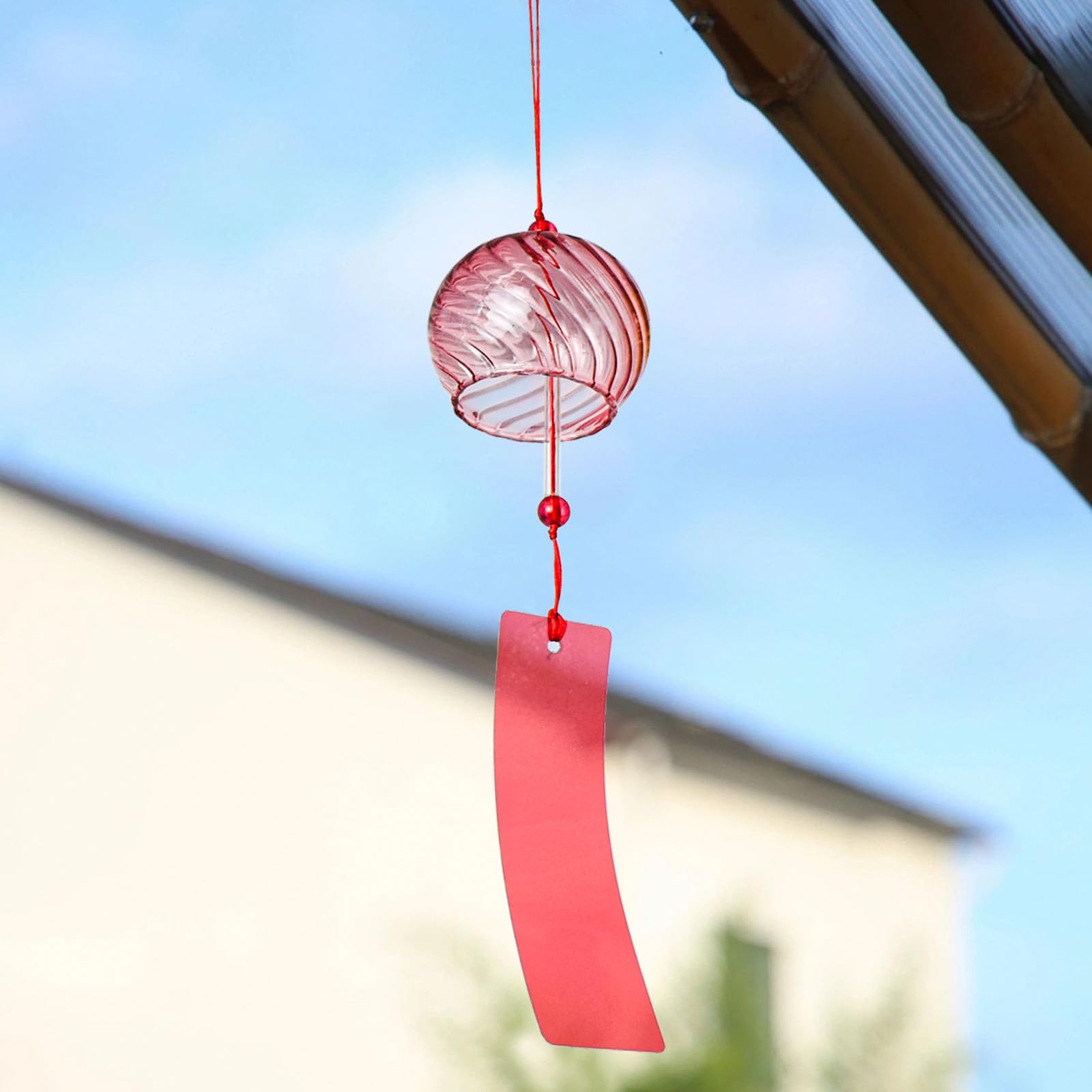 8 Carillon Japonais coloré avec étiquette