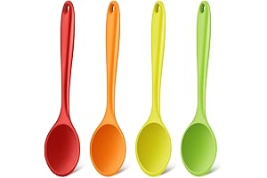 4pcs Silicone Soup Spoons - Your Kitchen's Must-Have Utensils!