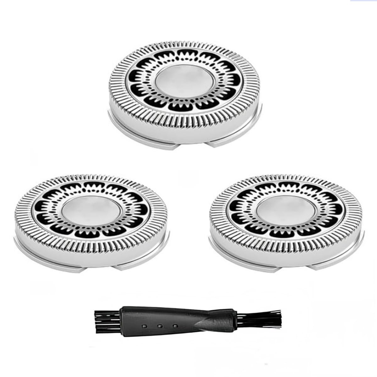SH60 Replacement Heads Compatible With Philips Norelco 6000 Replacement Blades，SH60 Blades Compatible With Norelco Series 6000, S6810, S6820, S6850, S6880/81,Sh60 3Pack