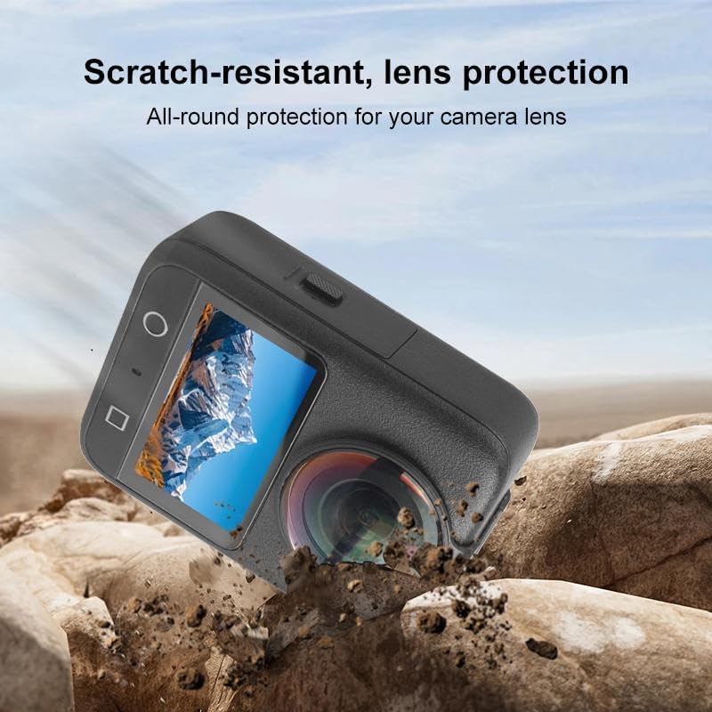 Miniatura 7 de para cámara de acción DJI Osmo 360 - Protector de lente de vidrio templado óptico de dureza 10H con revestimiento AR, capa hidrofóbica, cubierta