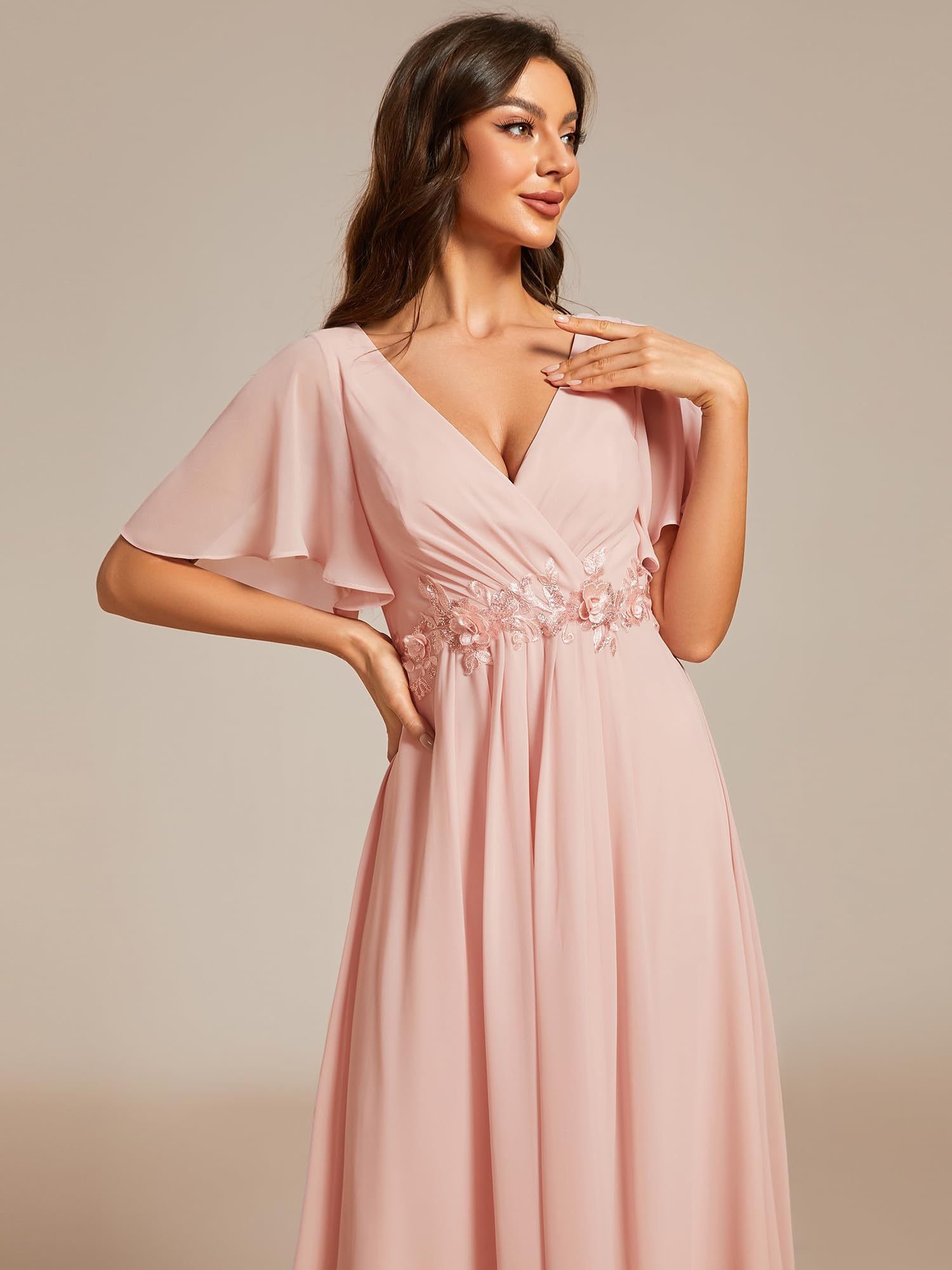 Ever-Pretty Vestidos de Noche Señoras Elegante para la Boda Tobillo Longitud Vestido de Invitada de Boda Vestido de Cóctel Vestidos de Fiesta EG02093