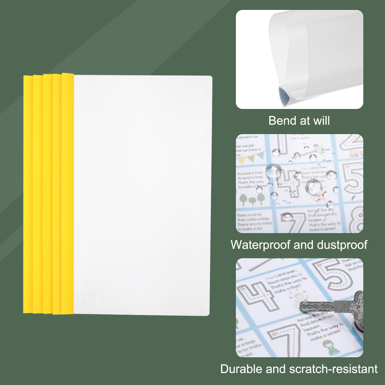 M&G 10 Pcs Report Covers with Sliding Bar - Image 3