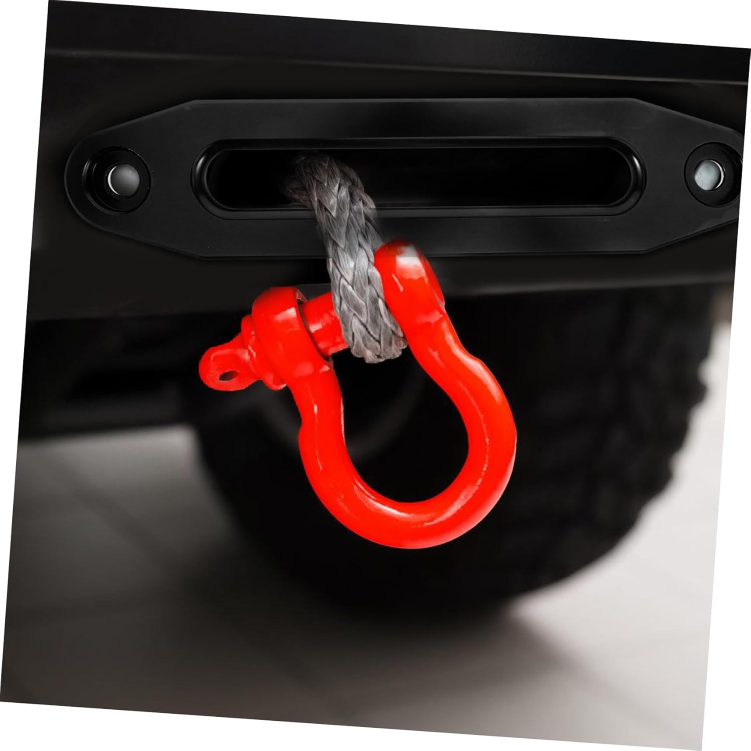 Zinc Alloy Winch Fairlead Cable Guide for Offroad Synthetic Rope Reduces Friction Wear Prevents Tangles and Damage for Harsh Conditions