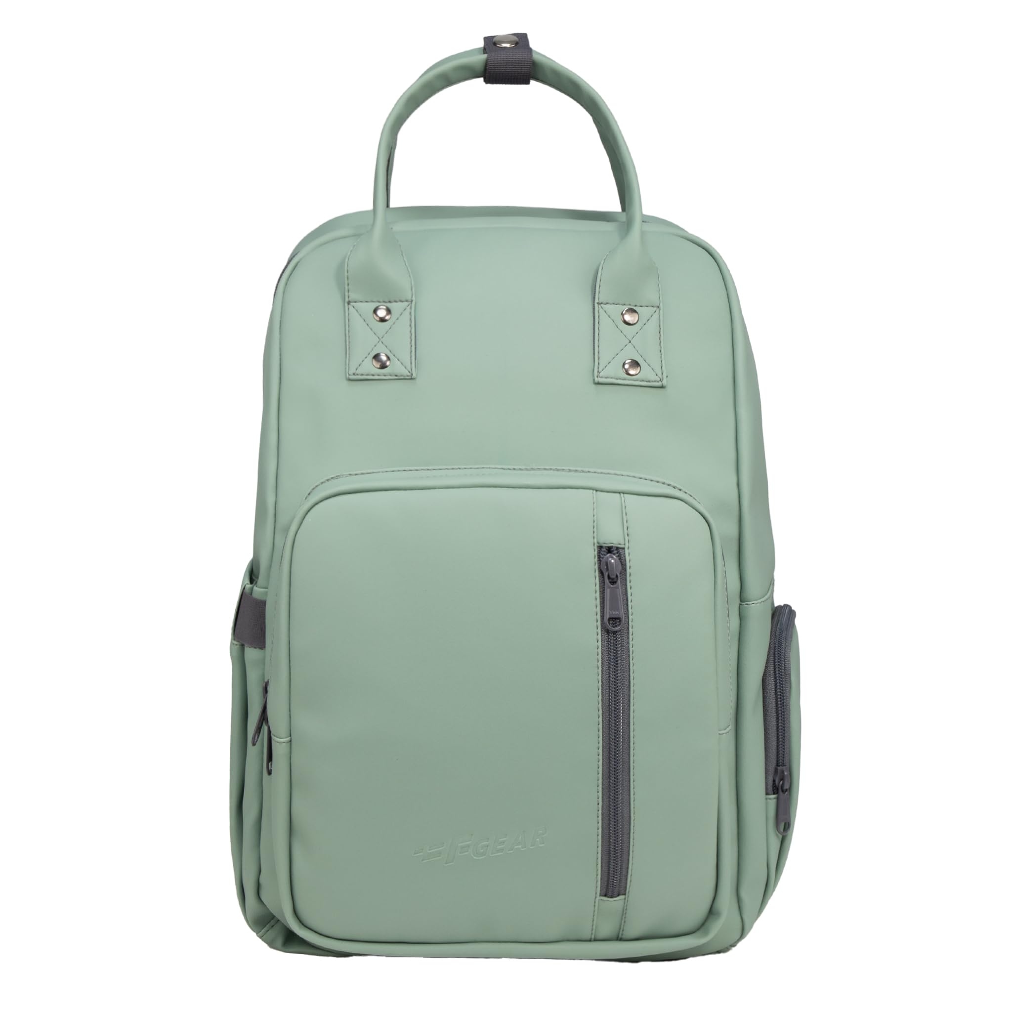 f gear Senna Pista 22L Laptop Backpack| Fits 14" Laptop | 2 Compartments| Artificial Faux Vegan Leather Bag| 4 Pkts| Organizer| Gifts for Unisex Casual/College/School/Corporate/Office/Travel Bag-picture-37
