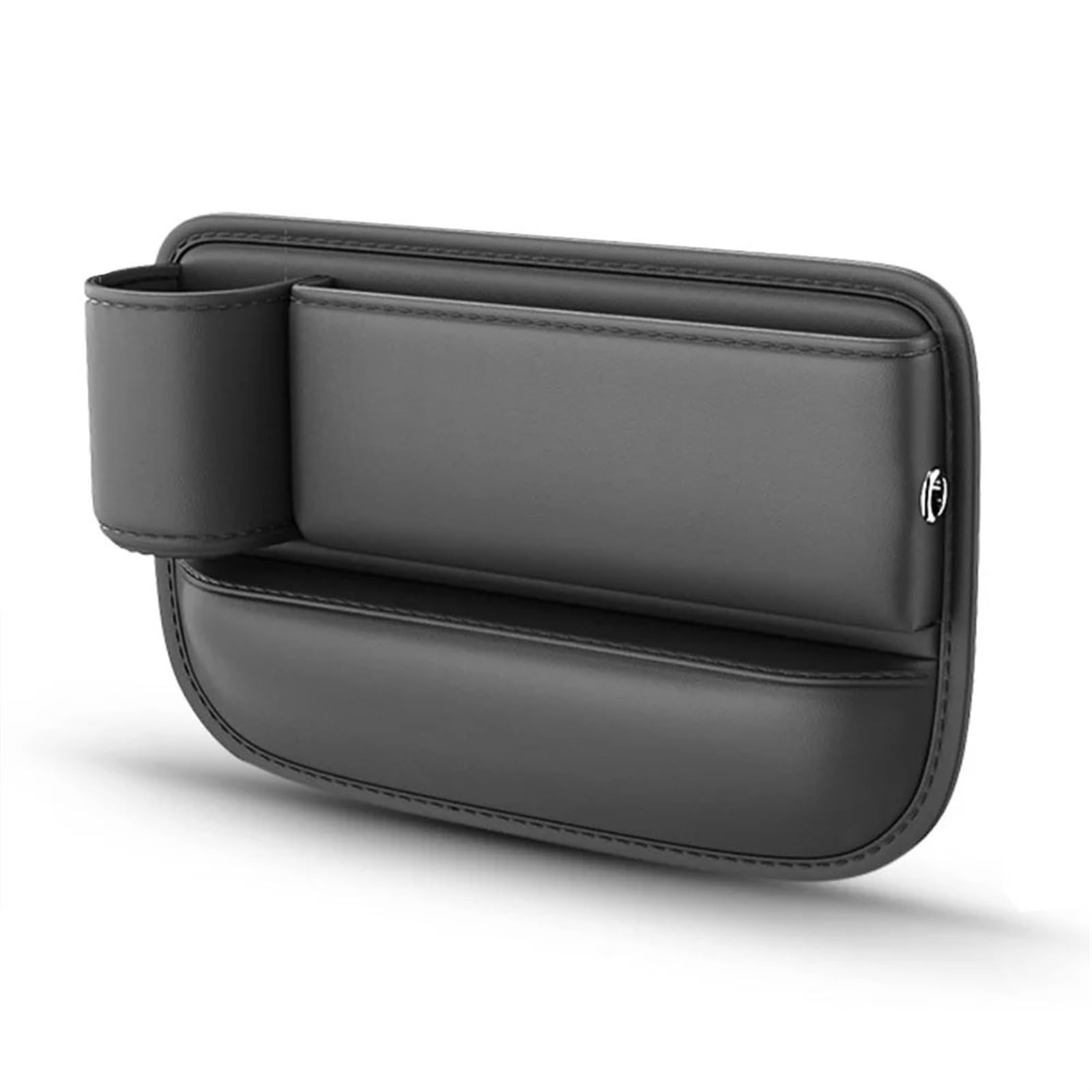 Lspbfkq Car Trim Interior Universal Car Seat Gap Organizer PU Leather Auto Console Side Pocket Crevice Storage Box Interior(B Left)