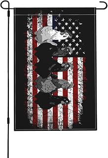 Chicken American Flag USA Express Your Style Outdoors: Shop Our 12x18in Garden Flags Now
