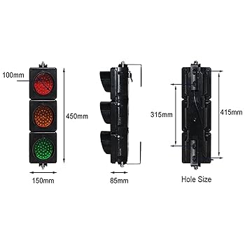 信号機型 LED ライト 4色 Amazon.co.jp: 信号機、インジケーターライト、3色の産業用LED