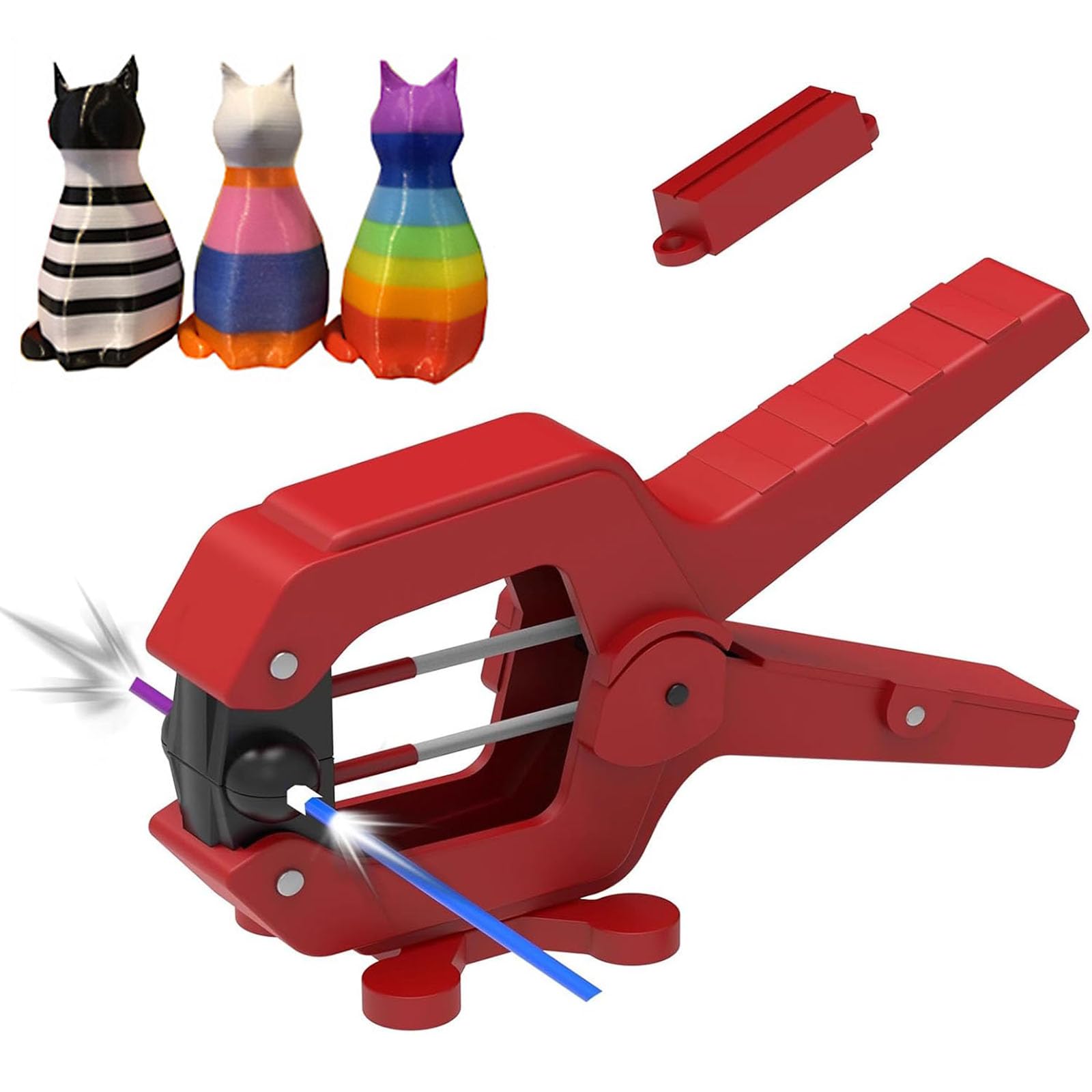 Liuliq 3D Printing Filament Welder, 3D Printing Consumables Fusion Splicer, Filament Splicer Tool With 1.75Mm & 2.85Mm Filament Diameter, 240℃ Maximum Temperature For All Kind Pla/Abs/Petg/Tpu/Pc/Pp