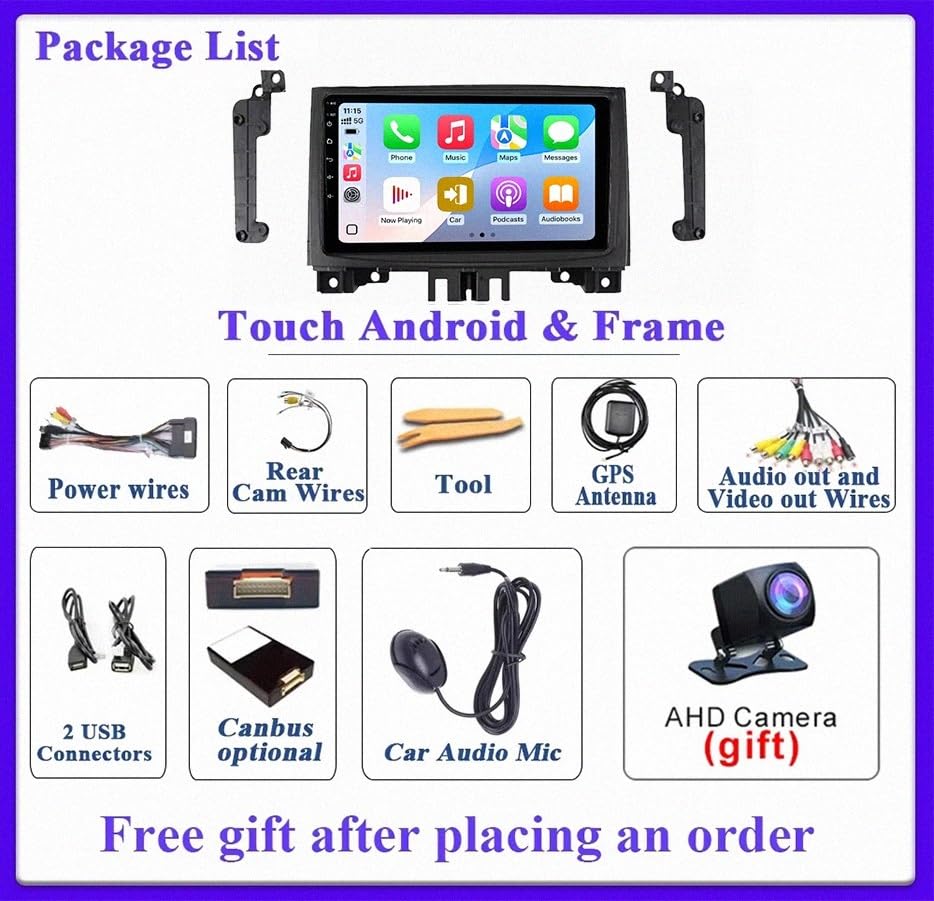Autoradio 2 DIN para Fiat Doblo y Opel Combo con GPS y pantalla táctil Bluetooth      Go to product viewer dialog for this item. 3