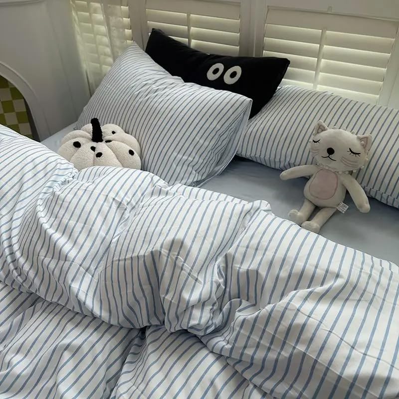 Housse de couette réversible géométrique aux finitions haut de gamme