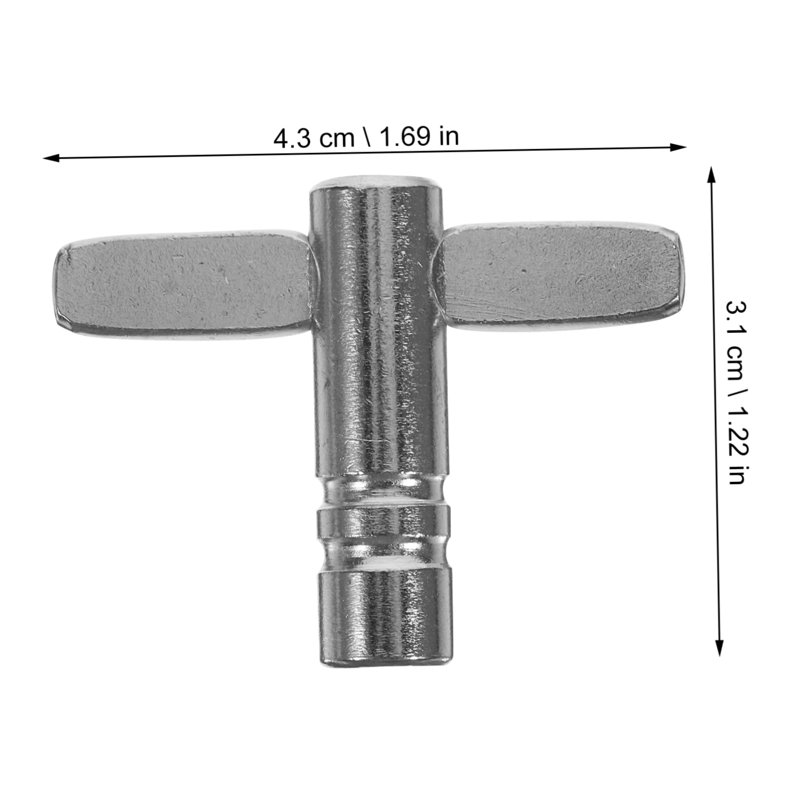 GOOHOCHY 6Pcs Shaped Drum Keys Percussion Instrument Tool for Drum Set Adjustment Durable Smooth Finish for Snare and for Beginners and Repairers