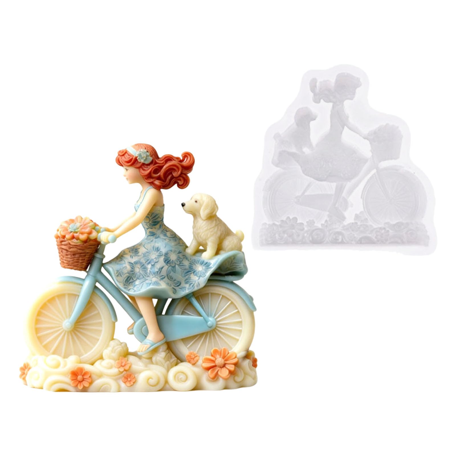 our fave Sturdy Silicone Bike Girl Great for Home Soap and Artistic Projects Silicone