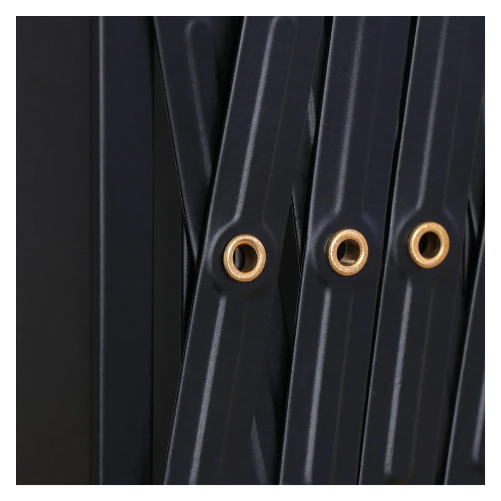 Verstellbare Buchstützen, Verstellbare, erweiterbare Buchstützen aus Metall, Schwarz und Weiß, 150 x 190 x 105–430 mm(Black)