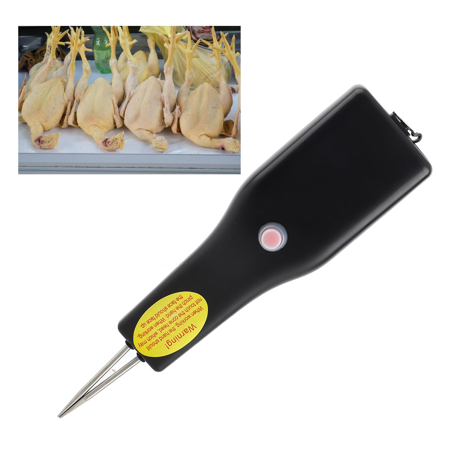 Fabater Spennatrice di pollo, Elettrico Palmare Pollo Plucker, Macchina Spegnatrice per Pollame Anatra Oca, Rimozione professionale del pollame Plucker, Spennatura dei capelli corti