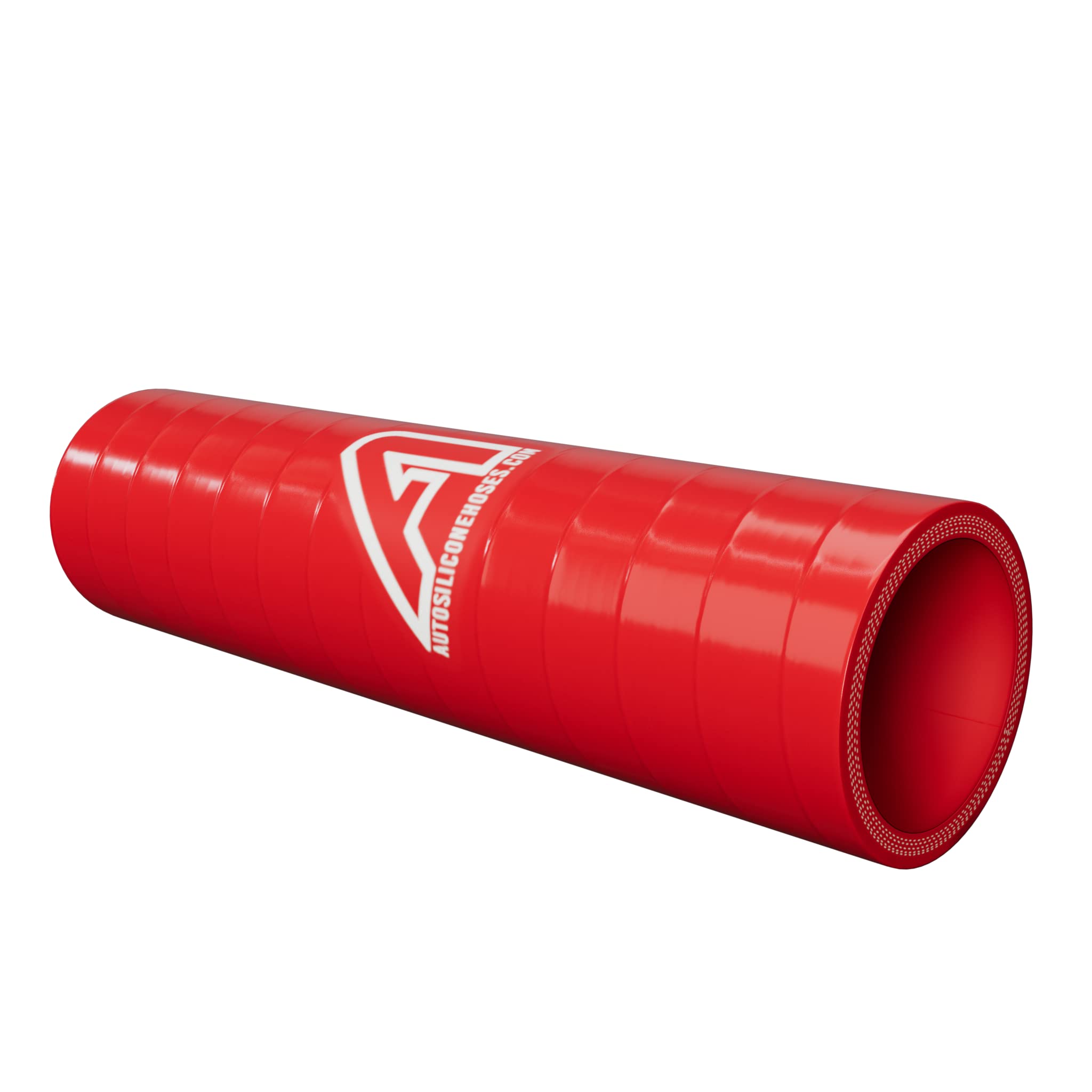 22mm 7/8" ID Silicone Straight Hose Joiner Coupler 300mm Length Red