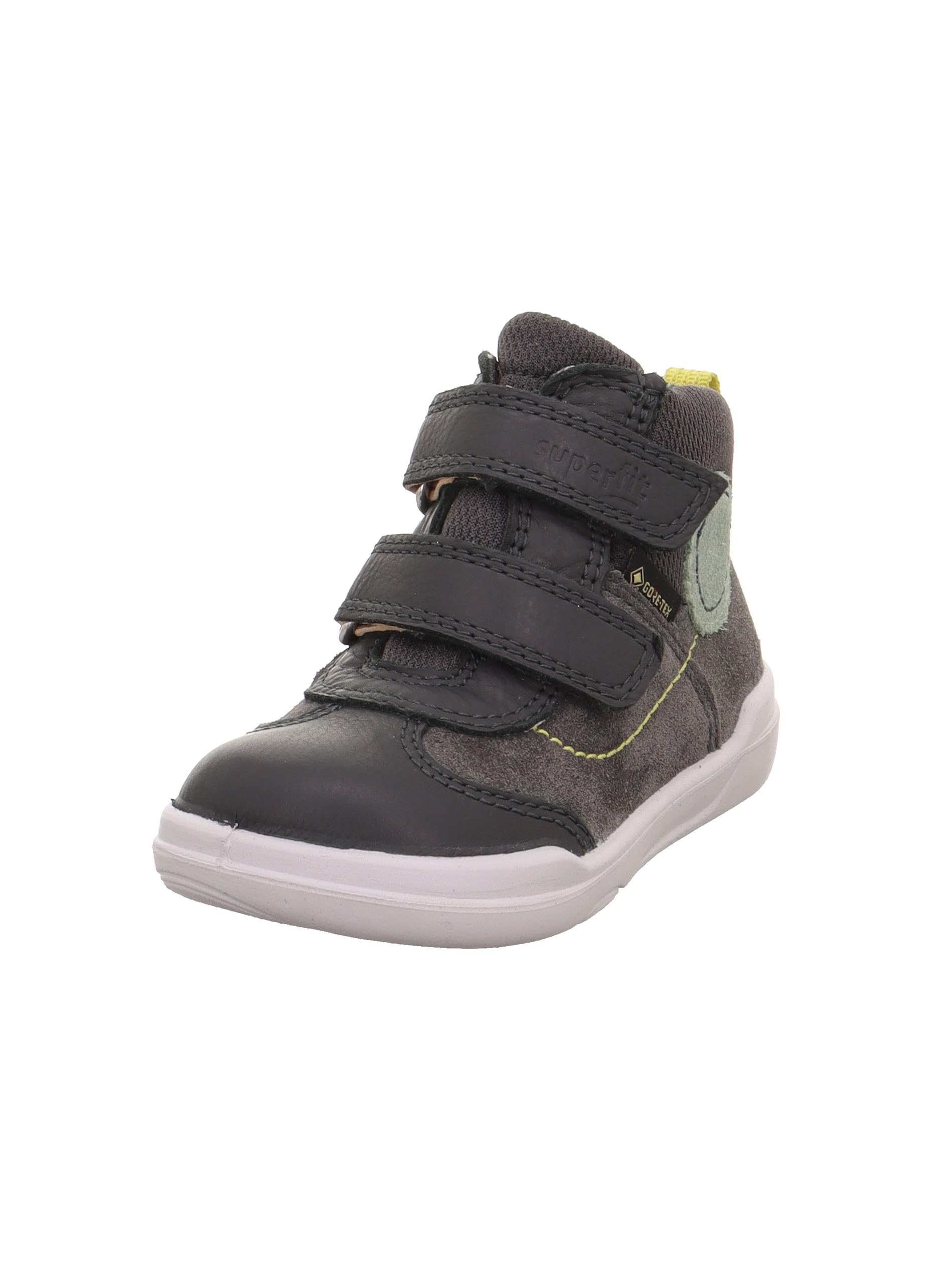 Superfit Baby Boys SUPERFREE Leicht gefütterte Gore-Tex Sneaker, GRAU/HELLGRÜN 2000