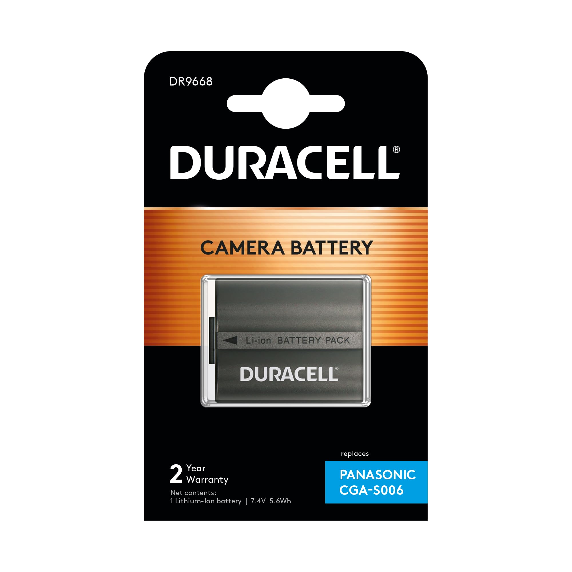 Duracell DR9668 kamera litowo-jonowa zastępuje akumulator do CGA-S006E/1B