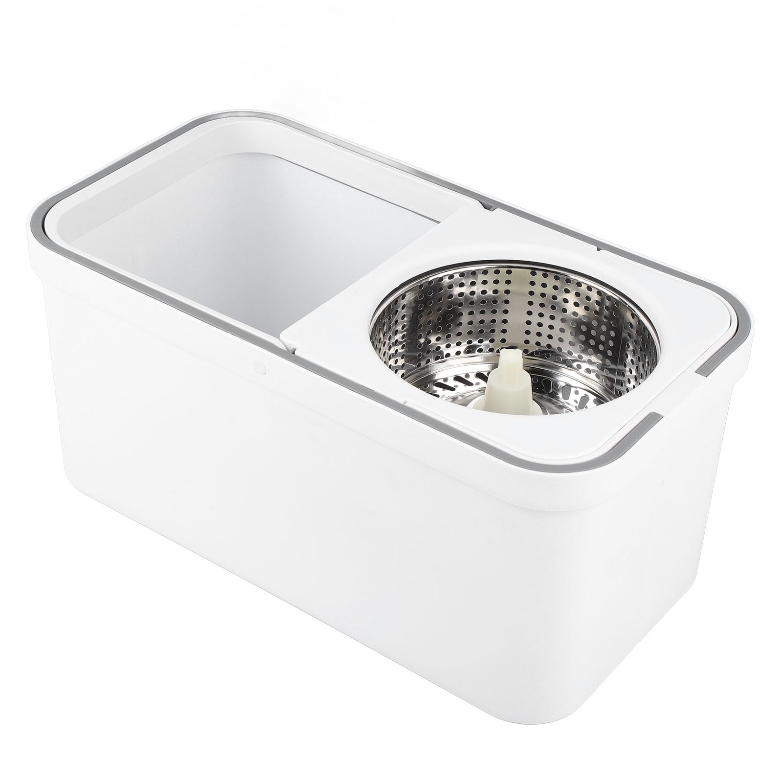Alomejor de Limpieza de Suelo con Cubo de Fregona Giratoria de 360 ​​Grados, Cabezal de Fregona de Microfibra Eficiente para una Fácil Limpieza, Adecuado para Todas Las Superficies