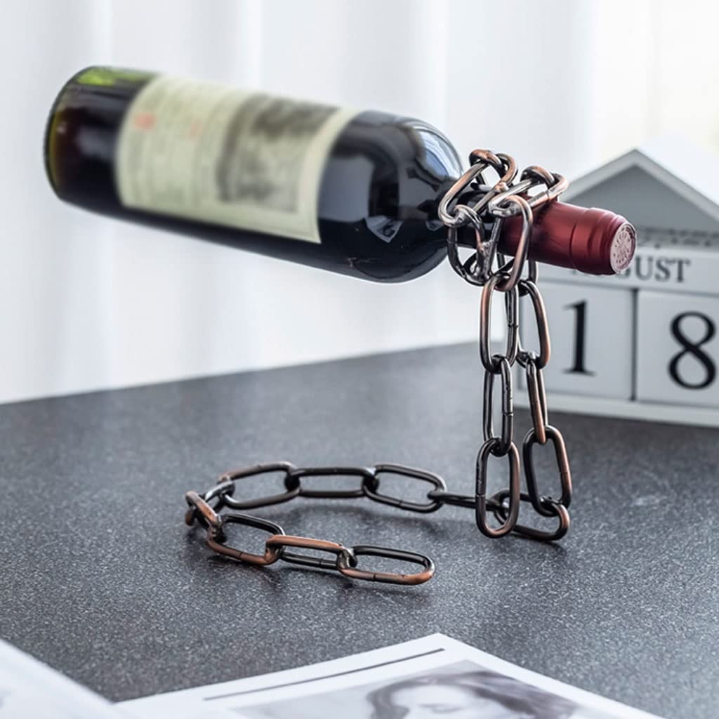Amazon｜ワインラック クリエイティブワインラック アイアンチェーン