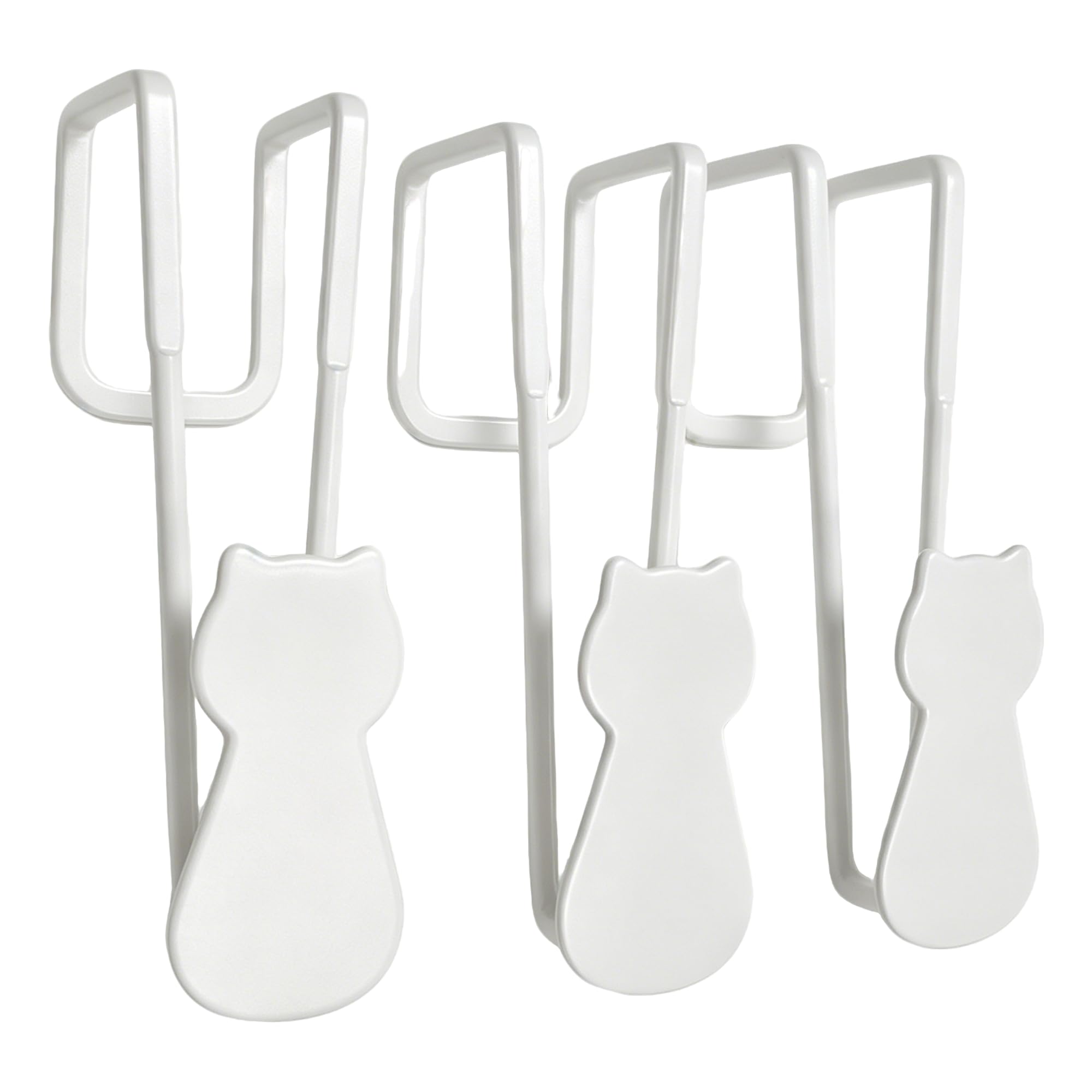 SKKWOPE 3PCS Cat Cabinet Door Hooks, Over The Door Hooks, for Everyday Use