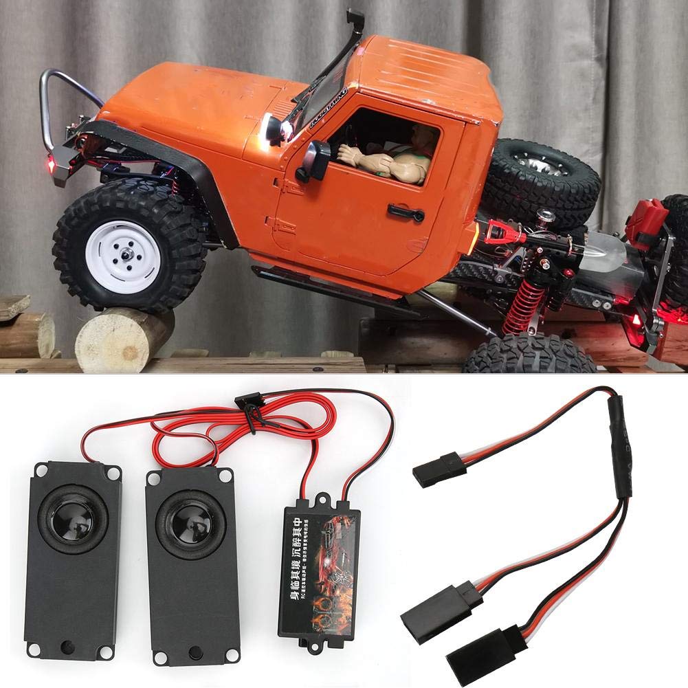 Simulateur De Son Moteur RC Keenso Avec Haut-Parleur - Module Sonore Réaliste Pour Voitures 1/10, Sons Variés & Réglage Volume