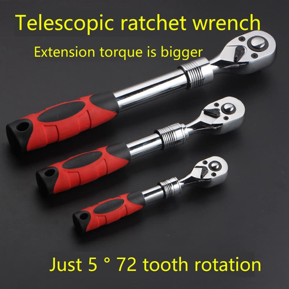 Chiave A Bussola 8 In 1 Multifunzione 72 Denti - Chiave A Cricchetto Doppia Testa 8-21mm Per Auto E Bici