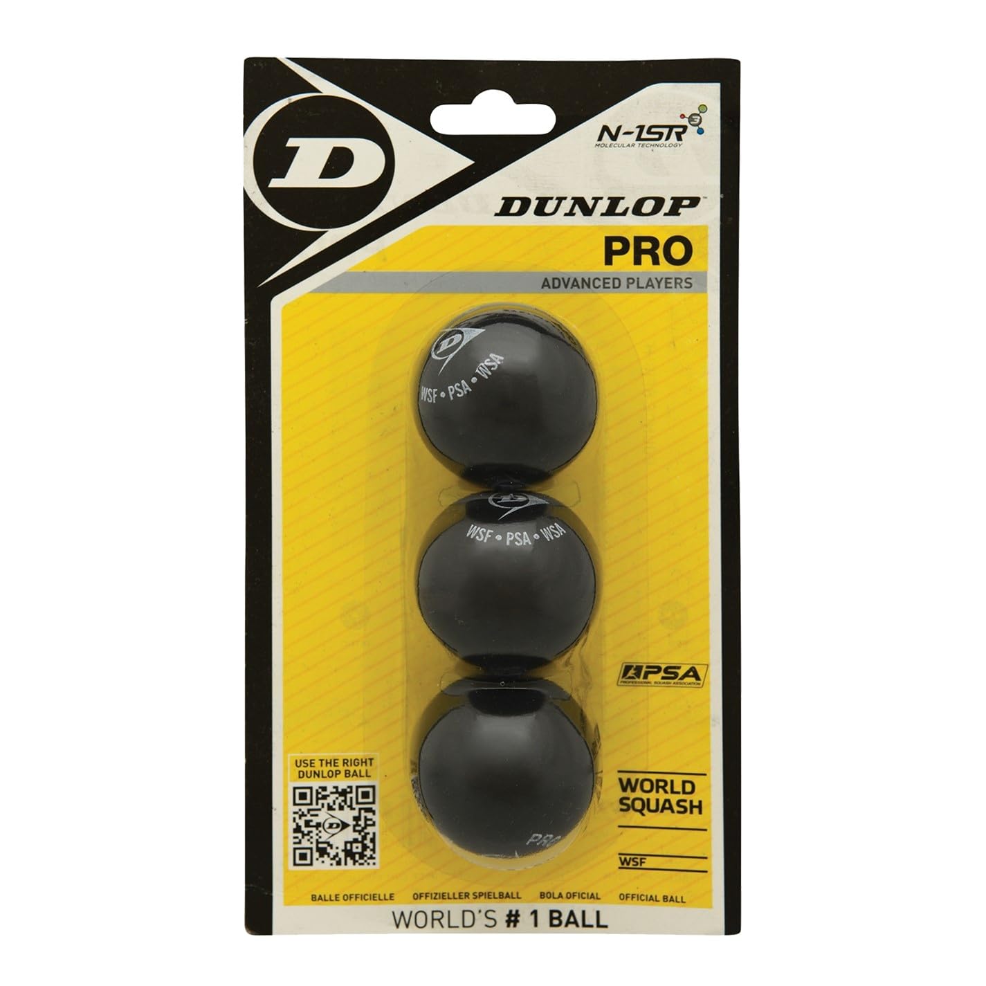 DUNLOP Squash Balls Pro One Size