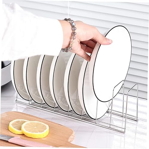 Miniatura 2 de Soporte multiusos para platos de cocina, escurridor de platos para encimera, escurridor de platos