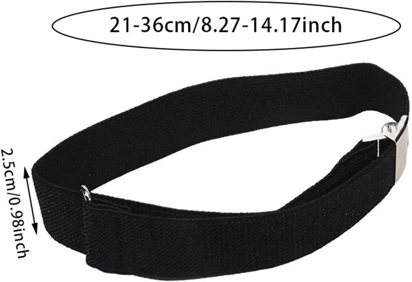 5pairs Anti-Slip Shirt Sleeve Garter Strap Elastic Adjustable Armband Cuff Holder for Men Women Business