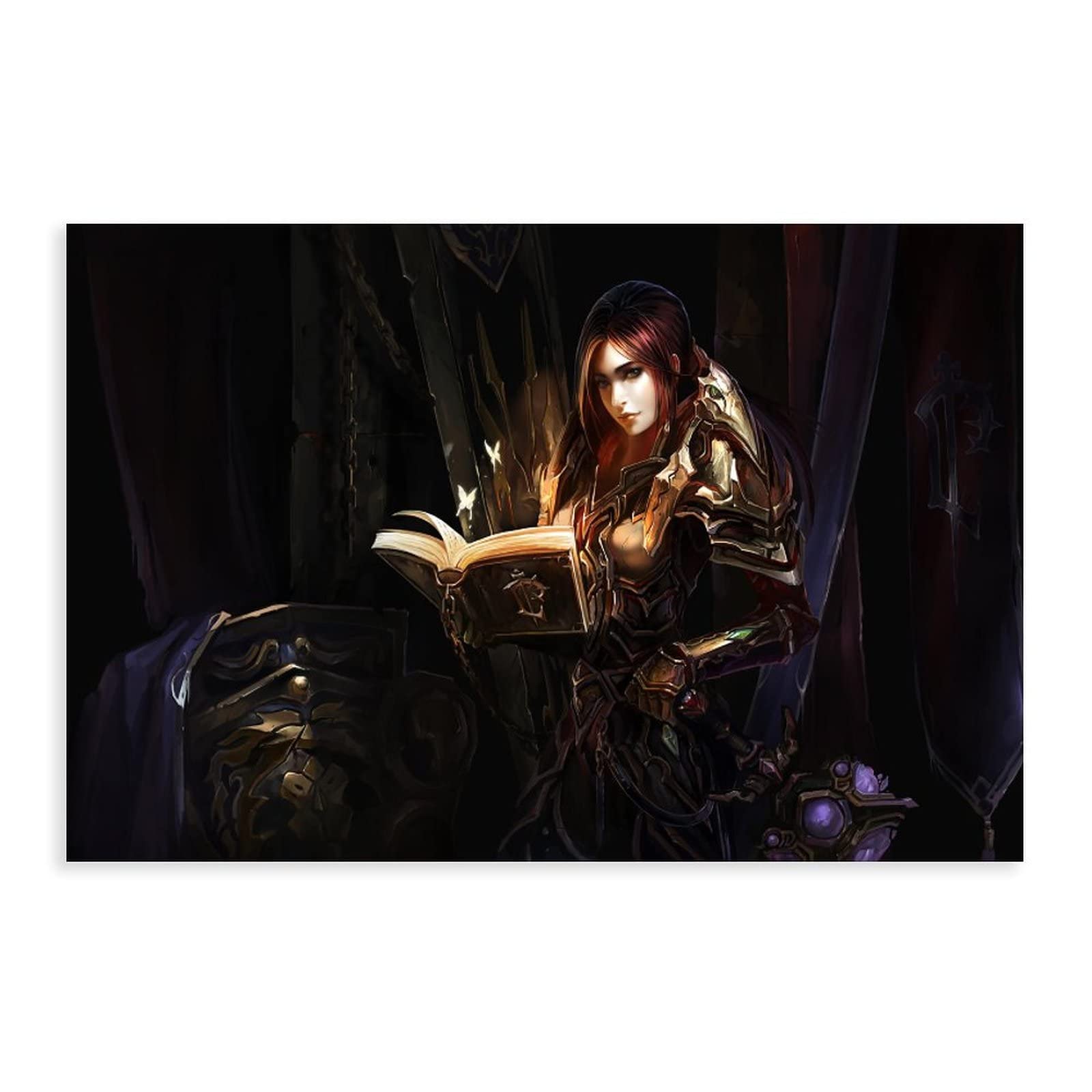 World of Warcraft Role Playing Game 57 Canvas Poster Wall Art Decor Print Picture Paintings for Living Room Bedroom Decoration Unframe-style 24x36inch(60x90cm)