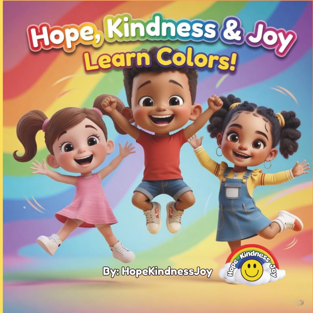 Colors Book for Toddlers Ages 2–4: Learn Colors with Hope, Kindness & Joy | Preschool Early Learning Adventure