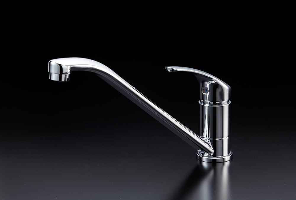 Amazon | ミズタニバルブ工業 台付シングルレバー混合水栓