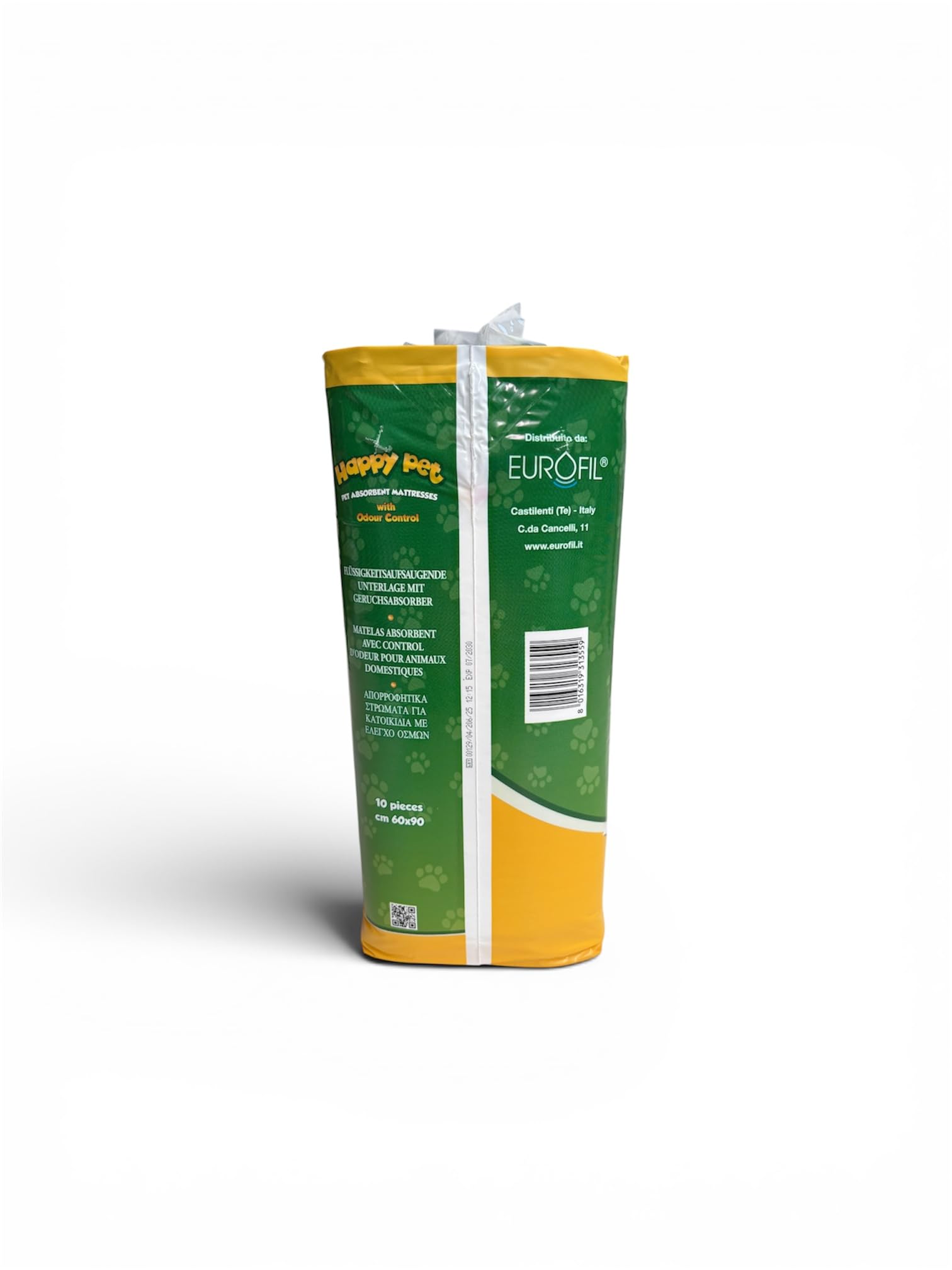 Tappetini Igienici Assorbenti per Cani e Animali domestici Happy Pet 60x90 – 9 conf di 10pz/cad TOTALE 90 TAPPETINI