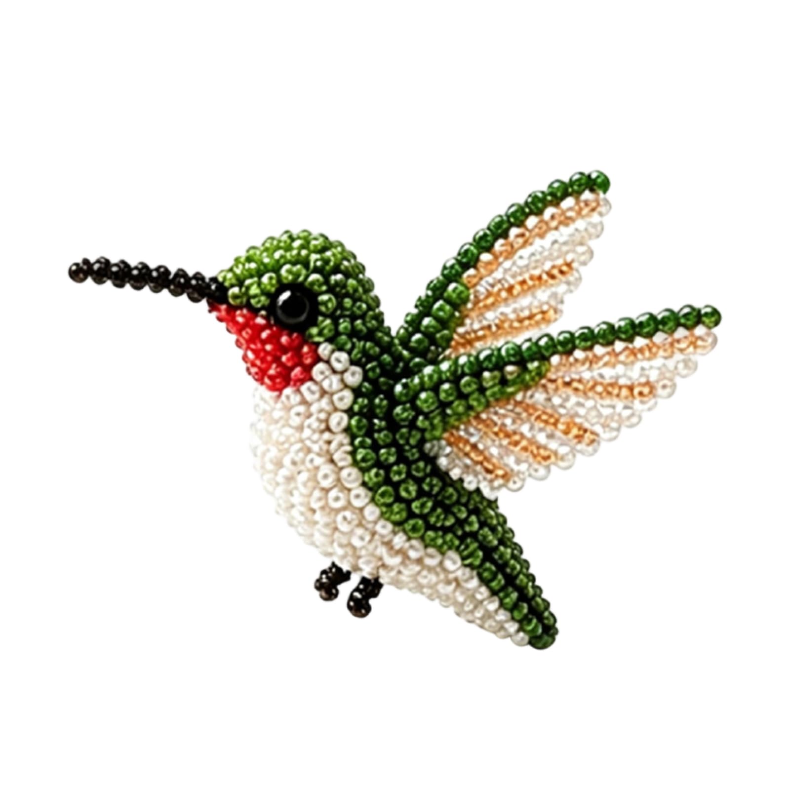 DIY Animal Beading Kit, Tiny 3D Beading Embroidery Kit, with Colorful Beads & Instructions, Beaded Animal DIY Set, Handmade Creative Arts & Crafts Gift for Adults & Beginners