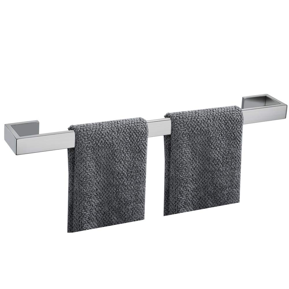 TNOMSSUS 304 Stainless Steel Bathroom Towel Bar Square Towel Holder Rack Rail Storage Organizer Hanger,Q8004BR,23.6 in