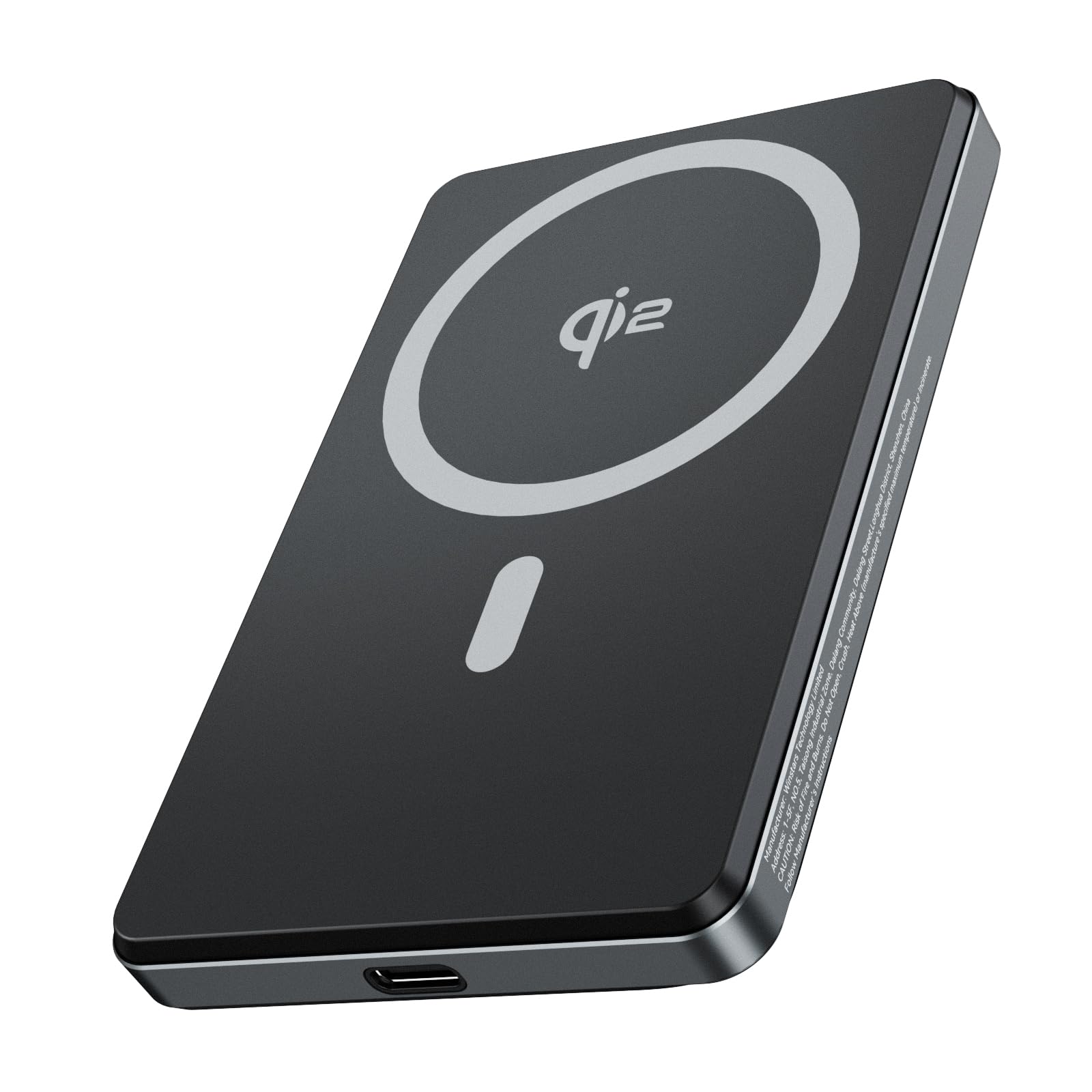 Minthouz Qi2 Certified 5000mAh Wireless Power Bank for iPhone 15W MagSafe Wireless 20W USB-C Fast Charging Magsafe Portable
