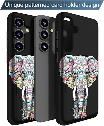 Miniatura 6 de IWONE Funda linda con tarjetero para S24+ PlusSlim Slot Wallet Funda para teléfono para mujer compatible con Samsung Galaxy S24+ PlusBiblia versos