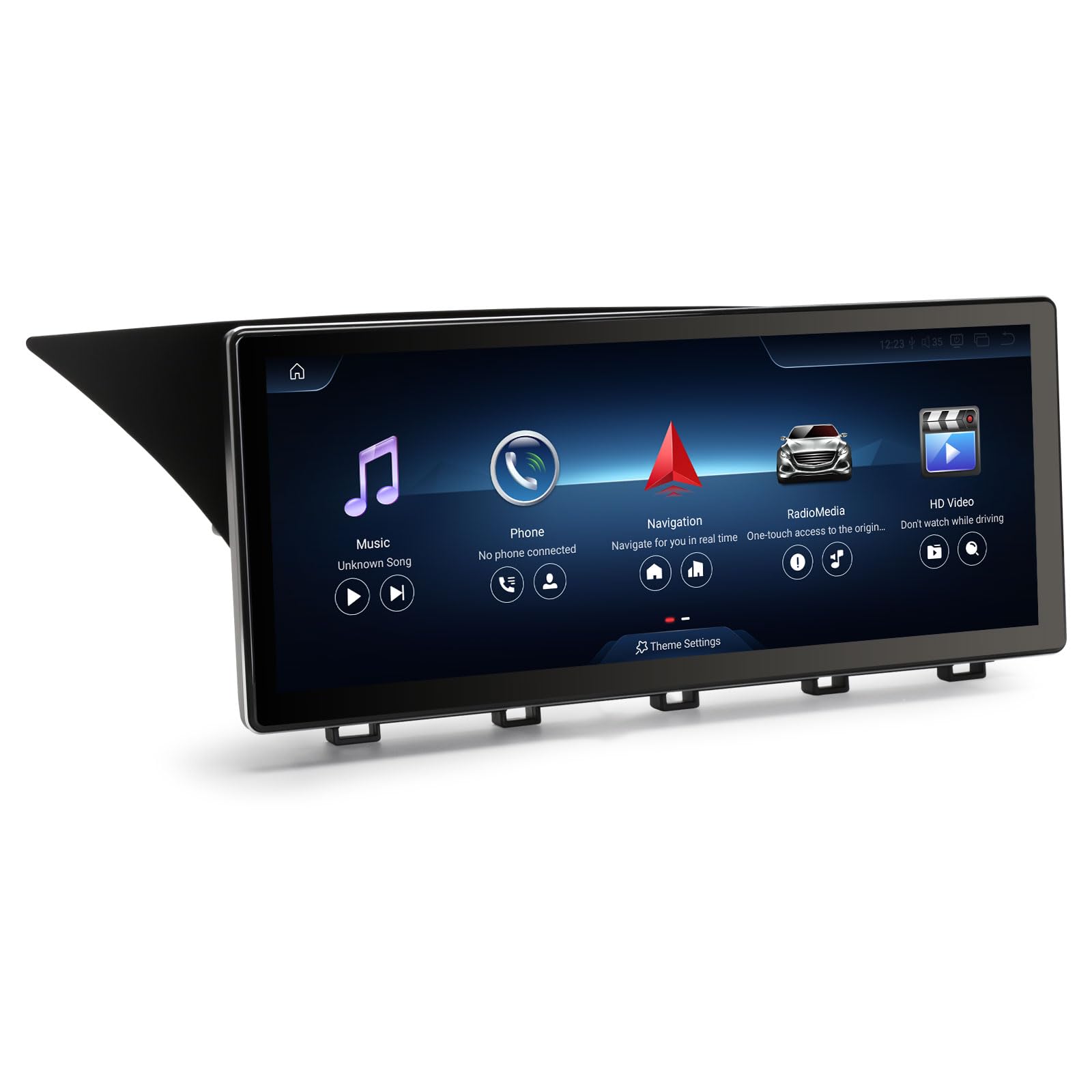 10,25 pollici 8-Core 4GB+64GB Android 14 Autoradio Bluetooth GPS Navigatore per Mercedes Benz Classe GLK X204 2009-2012 NTG 4.0 Supporta CarPlay Android Auto WiFi 4G DAB+ IPS Schermo USB DSP Canbus