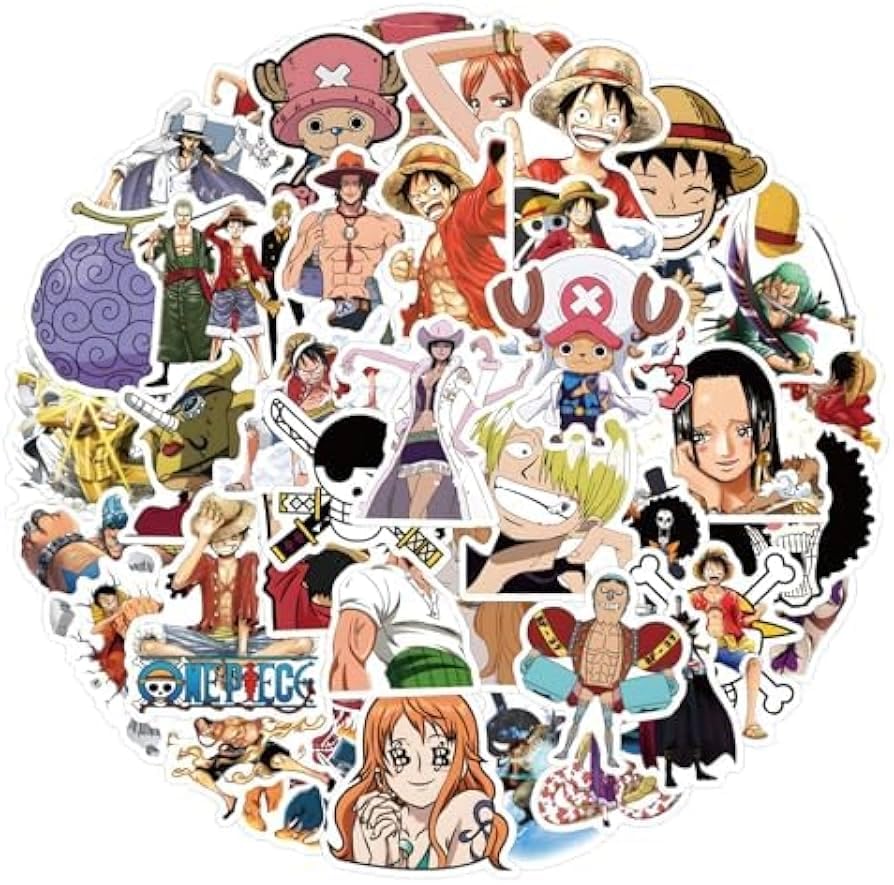 50pcs Sticker for Kids Vinyl Waterproof Stickers for Laptop Skateboard Water Bottles Phone Cartoon Anime Stickers for Boys Teens Adult