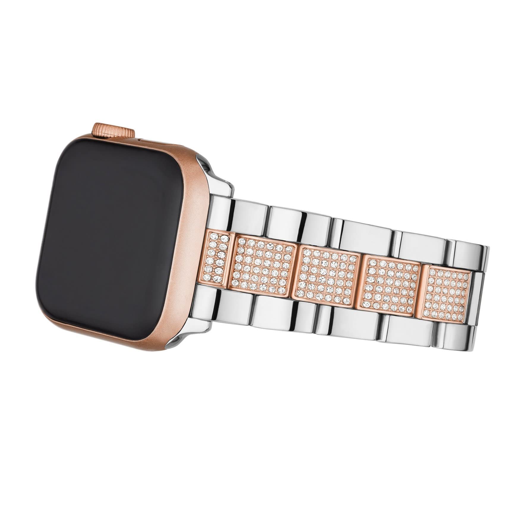 Michael Kors Damski wymienny pasek do zegarka kompatybilny z zegarkiem Apple Watch 38/40 mm - paski do zegarka Apple Watch Series 1, 2, 3, 4, 5